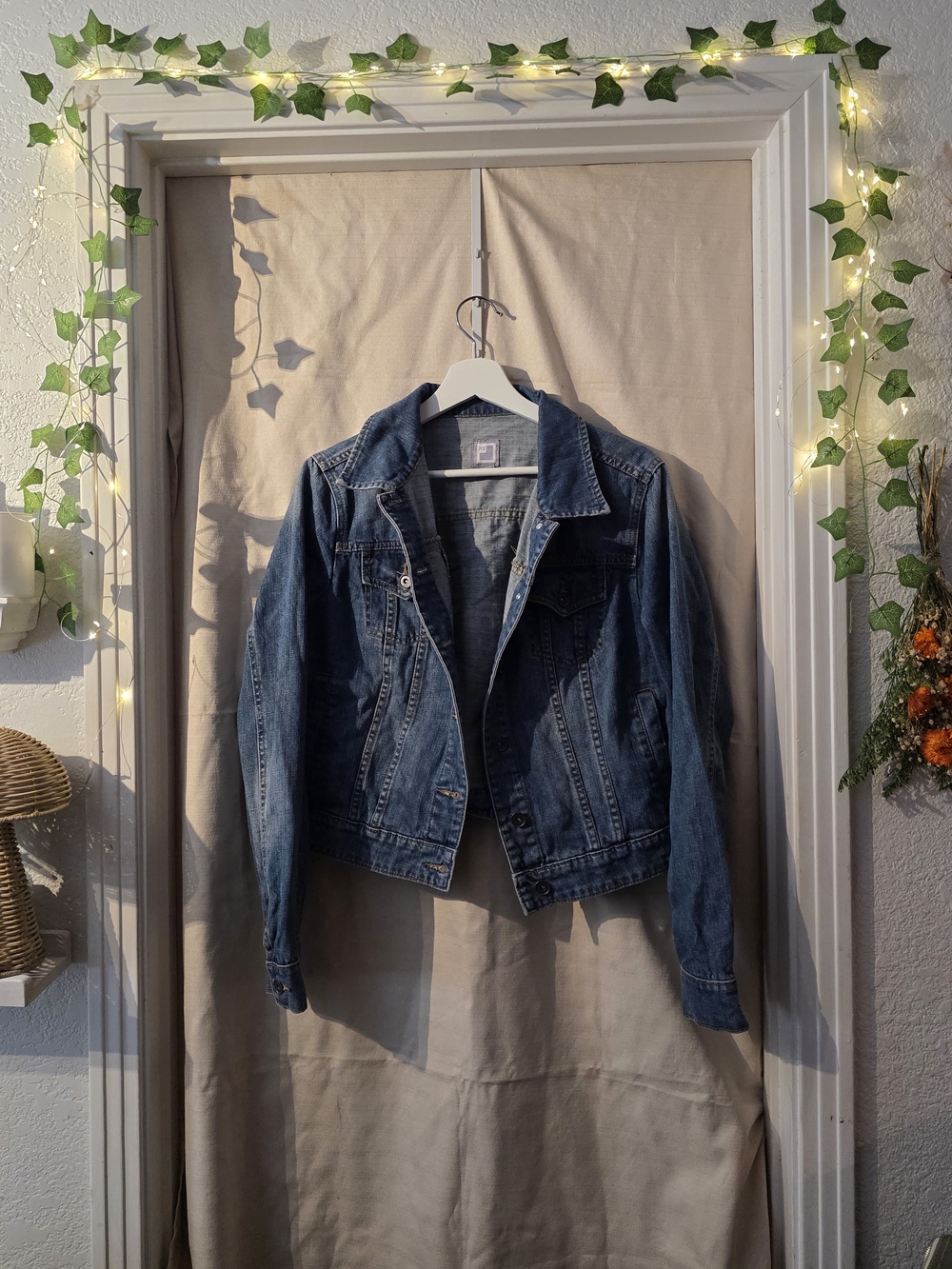 jcpenney Women's Medium Blue Denim Jean Jacket